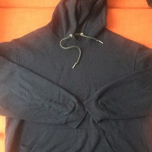 Fruit of the Loom  Navy Hoodie Large